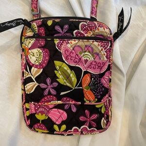 Vera Bradley Quilted Crossbody Bag Mini Hipster Slim Purse